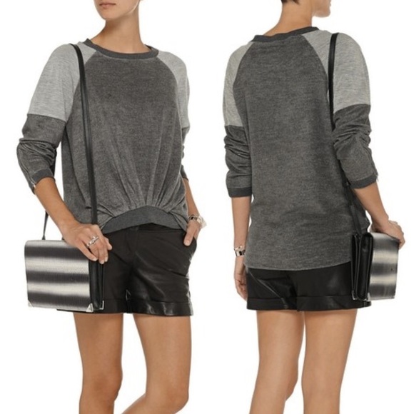 Elizabeth and James Sweaters - ELIZABETH & JAMES Two-toned Sweater